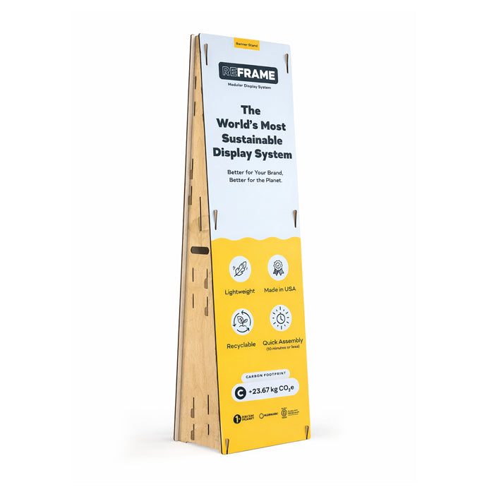 ReFrame Display Banner Stand (Double-Sided)