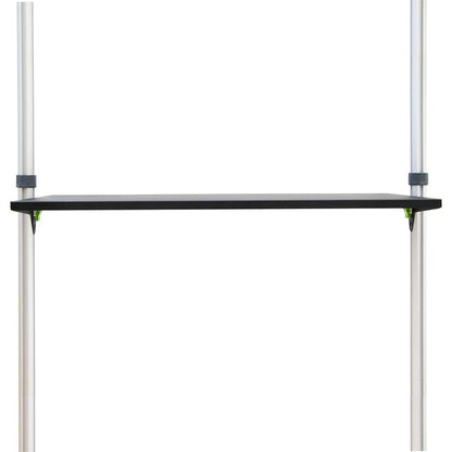 TRIGA Go Shelf Kit Parts close up shelf and pole