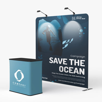 tension-fabric-display-8ft-wide-with-lights-counter